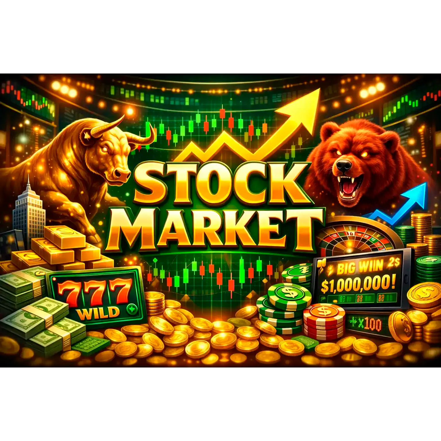 Stock Market demo Overlay EN set1
